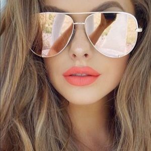 Quay Vivienne Rose Gold Sunglasses